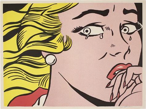 roy lichtenstein crying girl 1963